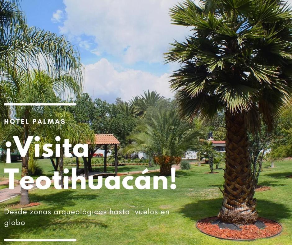 Hotel Palmas Teotihuacan San Juan Teotihuacan Bagian luar foto